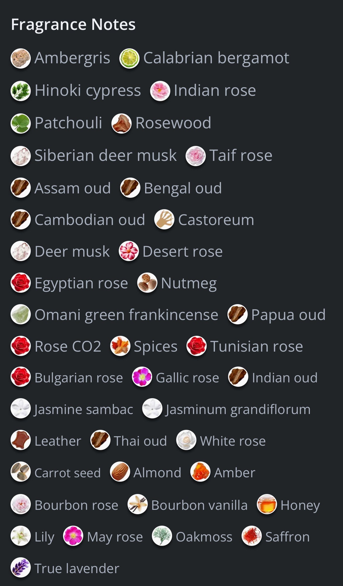 Elixir Attar Thanaya Extrait - Sample